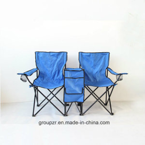 2person Folding Camping Chair with Desk