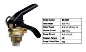 Zx-2b-37 Valve for Fire Extinguisher